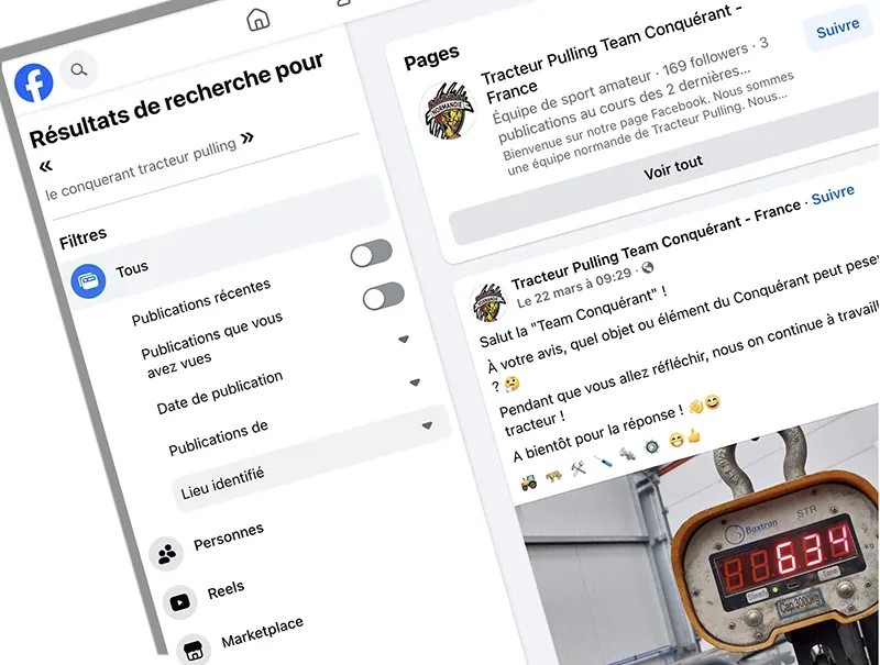 Parrainage et sponsoring Le Conquérant tracteur pulling à Bernay
