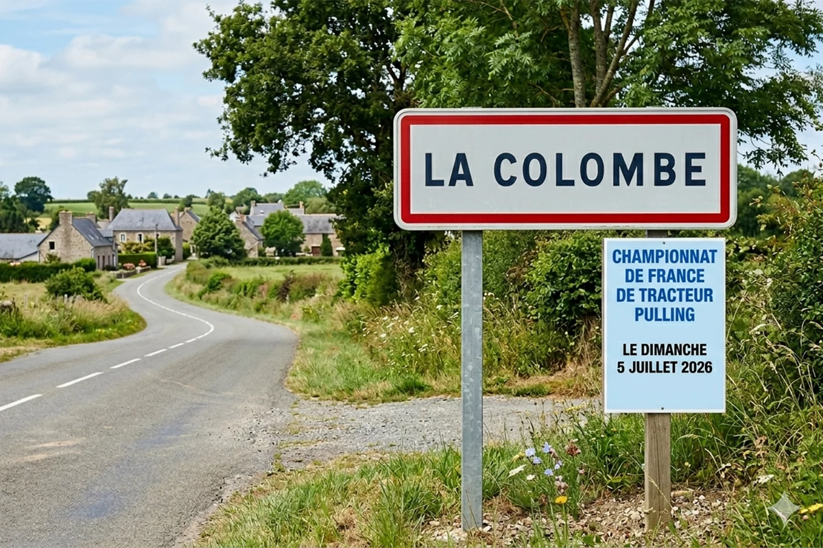 Les championnats de France de tracteur pulling en 2026 à La Colombe