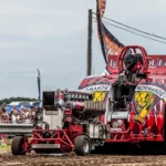 Le Conquérant tracteur pulling de Bernay, Eure, Normandie