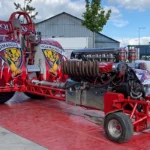 Tracteur pulling Le Conquérant à la manifestation des Rétros du plateau au Neubourg 2026